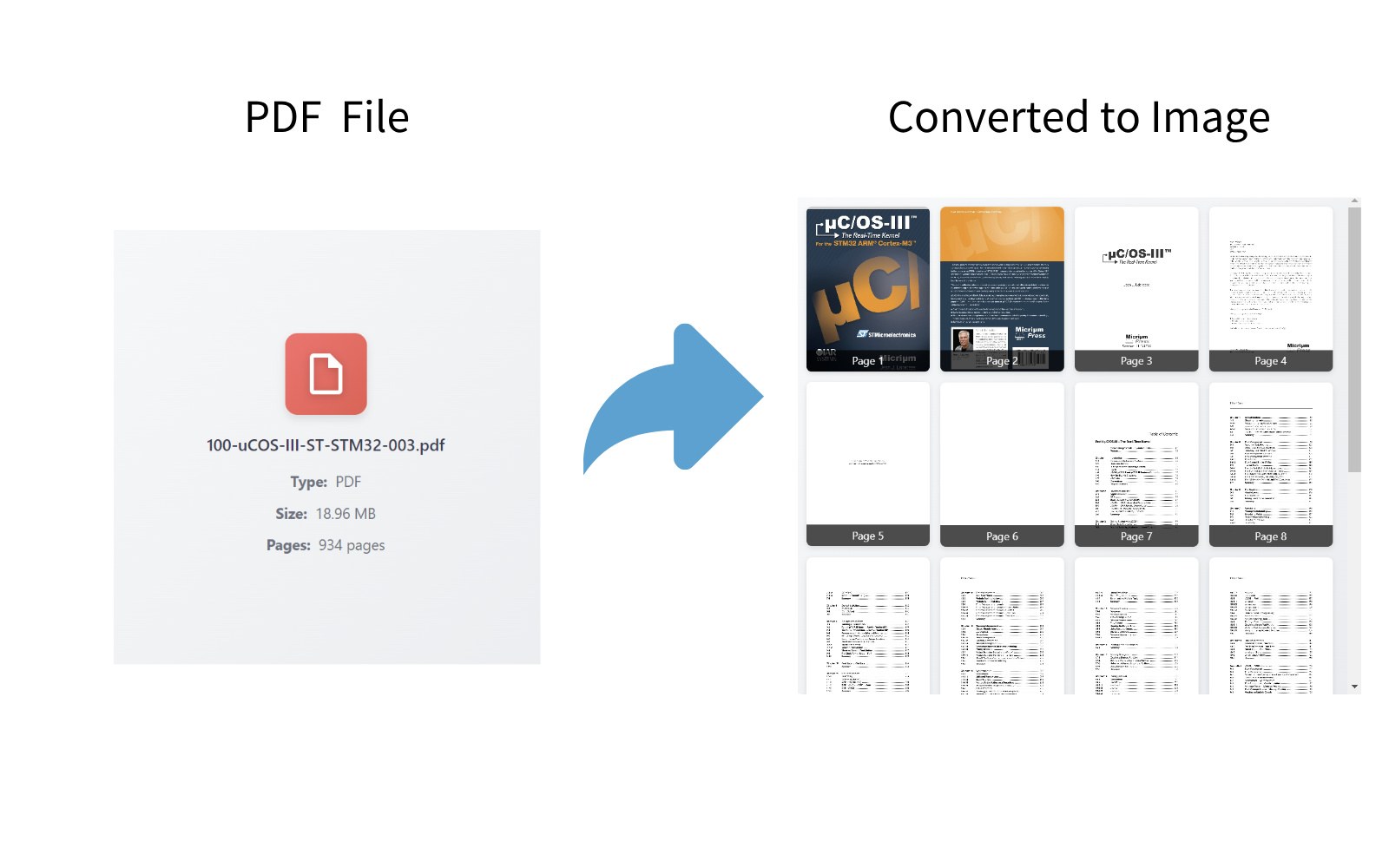 PDF to Image Effect Demonstration
